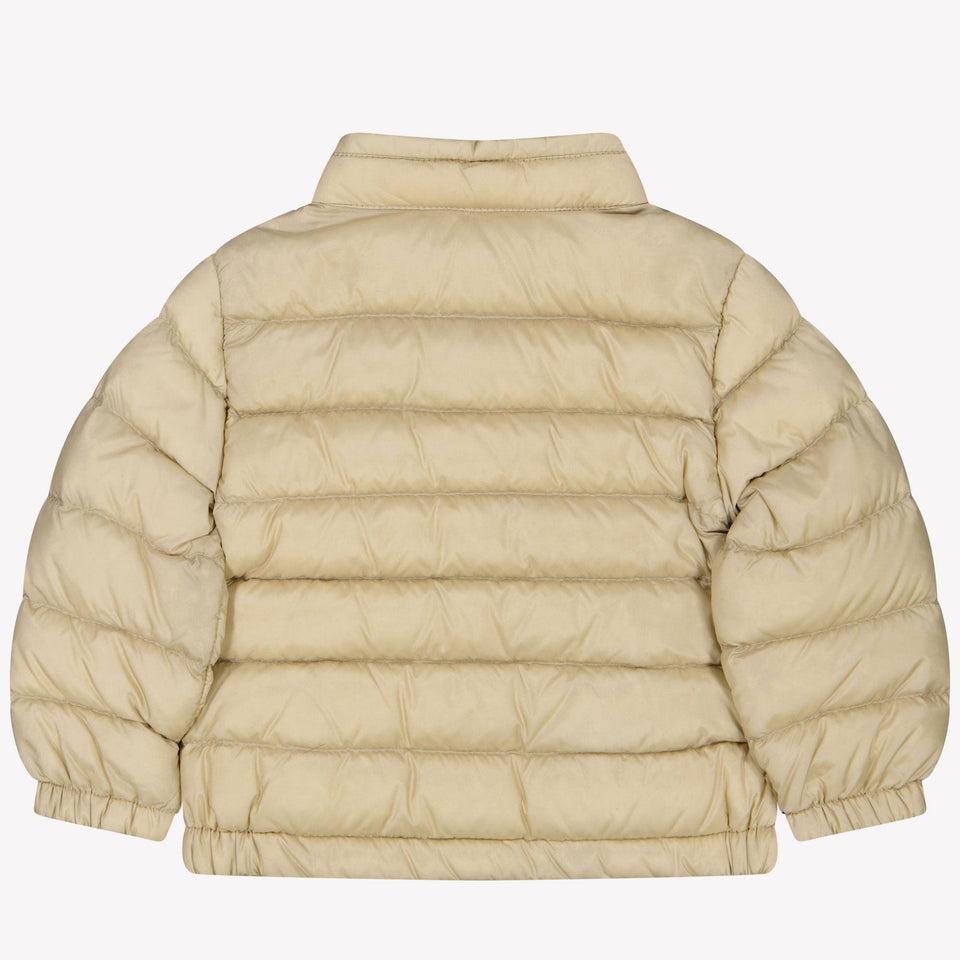 Moncler Acorus Baby Jongens Tussenjas In Licht Beige