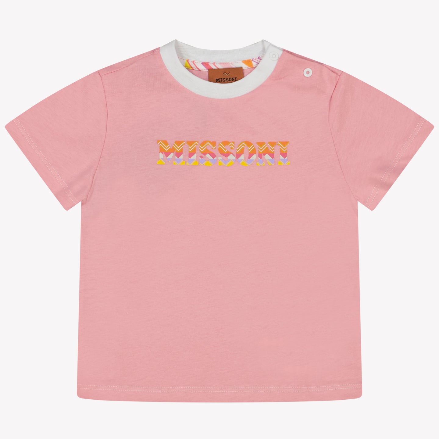 Missoni Baby Girls T-Shirt in Light Pink