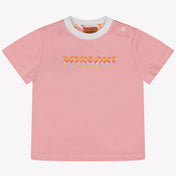 Missoni Baby Meisjes T-Shirt In Licht Roze