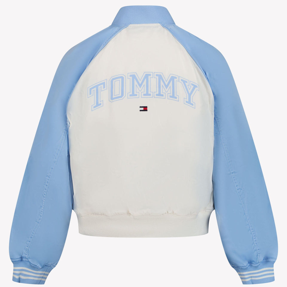 Tommy Hilfiger Meisjes Tussenjas Licht Blauw