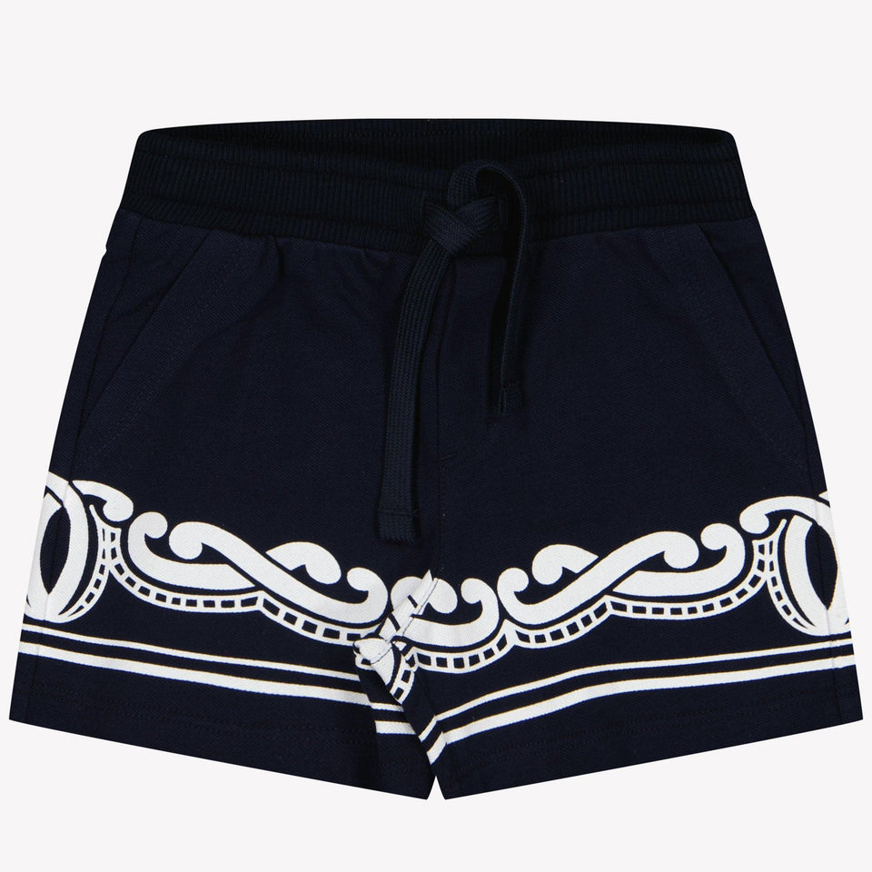 Dolce & Gabbana Baby Boys Shorts In Navy