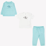 Calvin Klein Baby Unisex Jogging Suit Turquoise