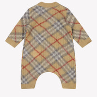 Burberry Camillo Baby Unisex Playsuit  Beige