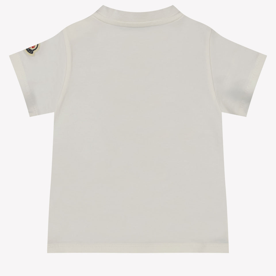 Moncler Baby Girls T-Shirt in White