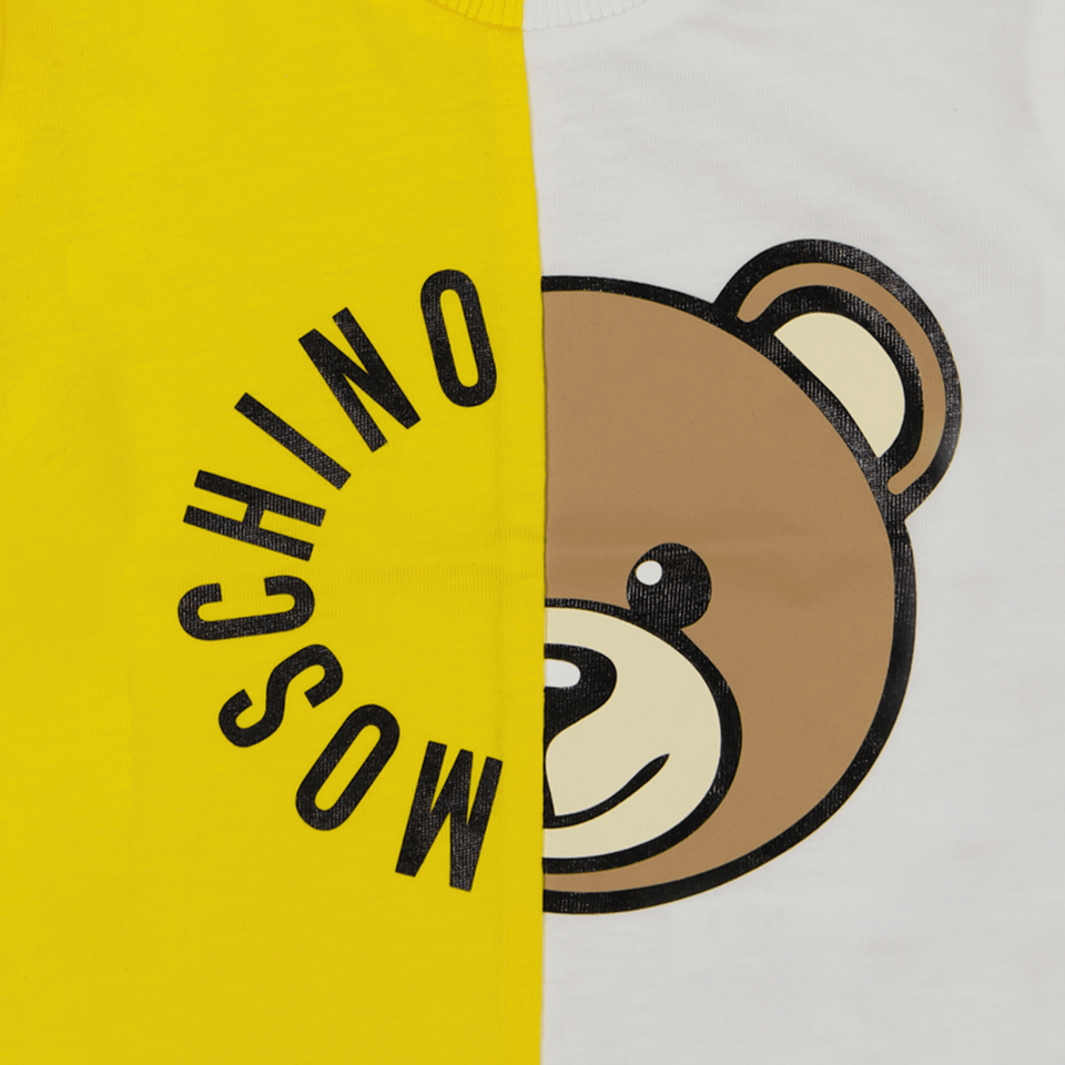 Moschino Baby Unisex T-Shirt Geel