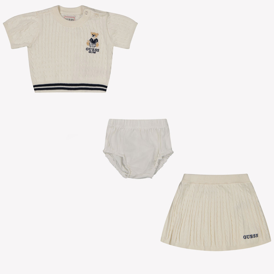 Guess Baby Girls Set in OffWhite