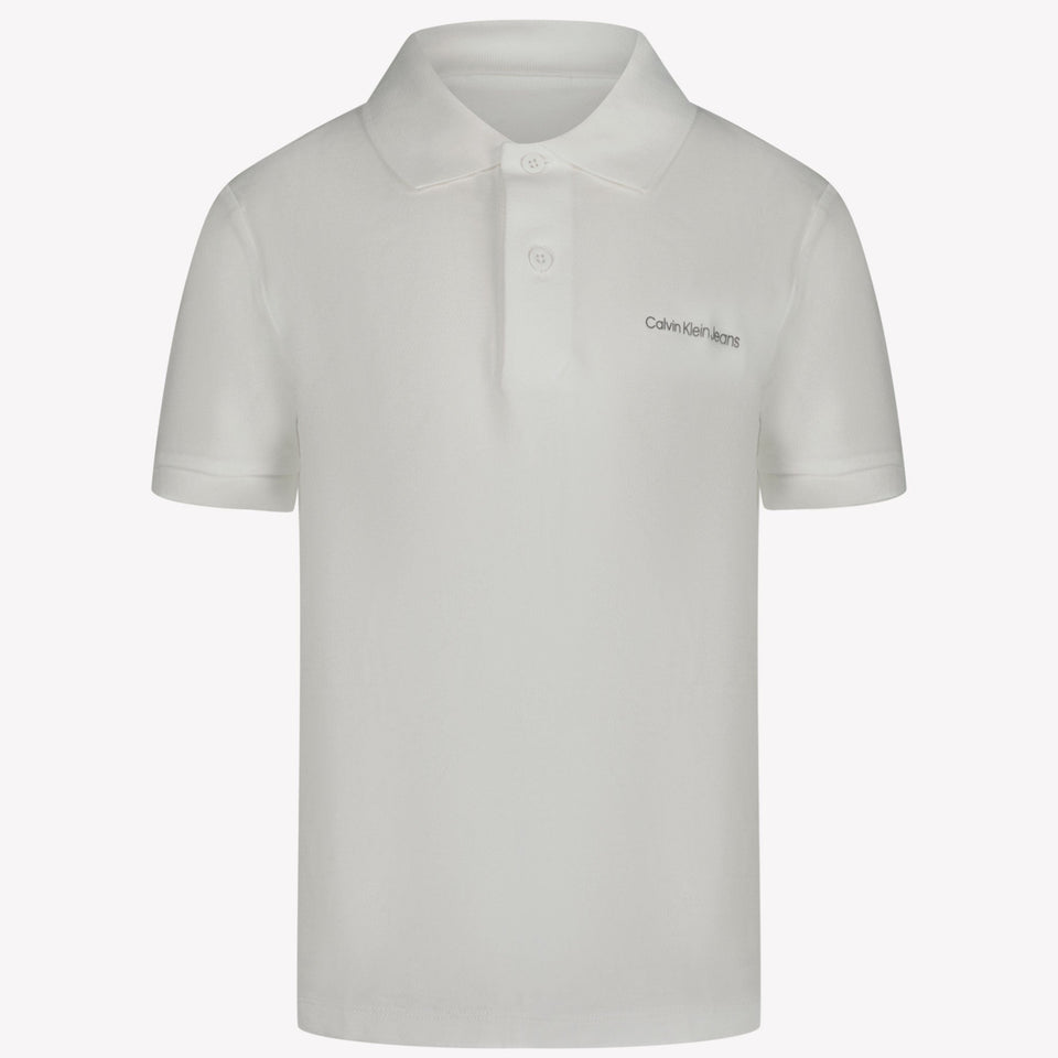 Calvin Klein Jongens Polo Wit 4Y