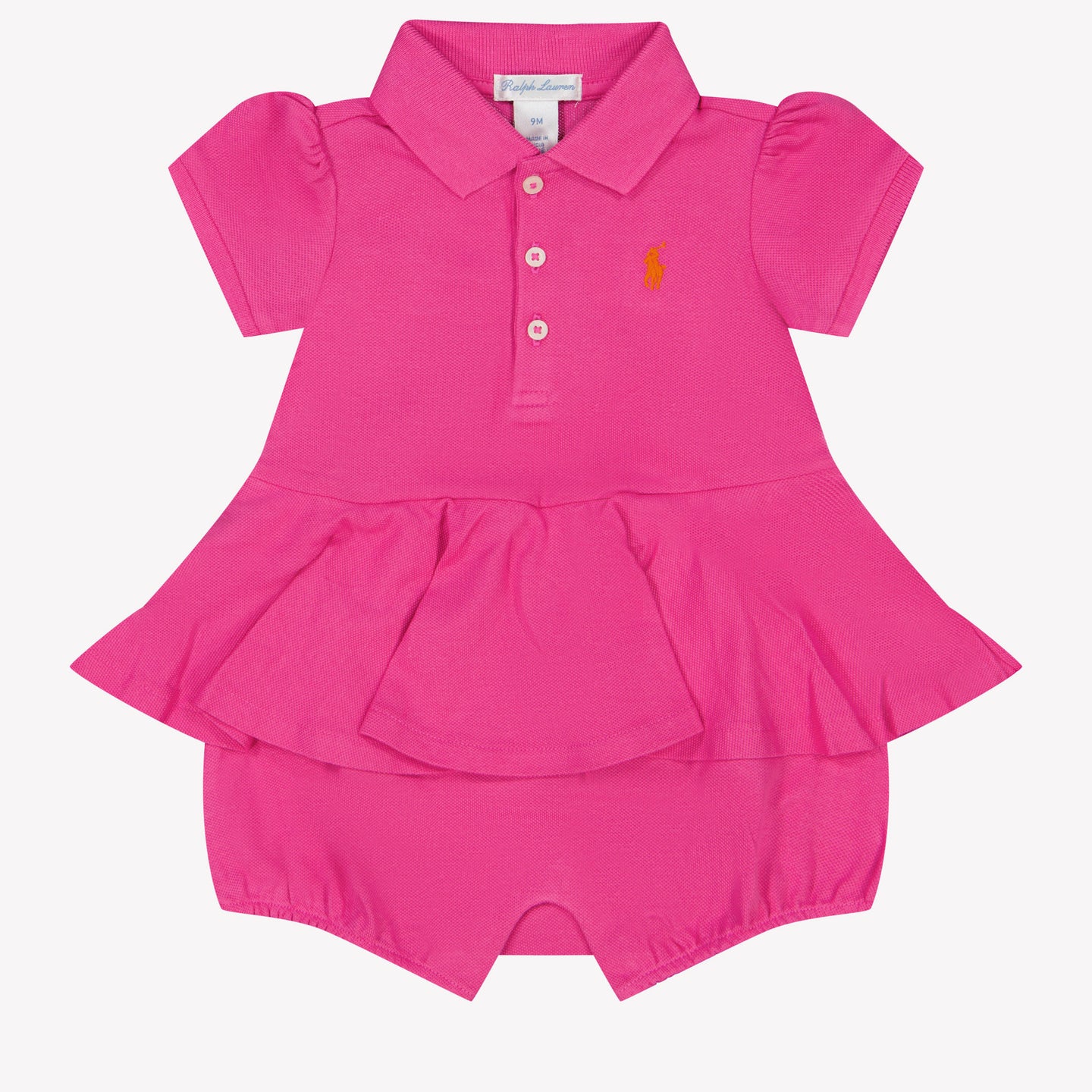 Ralph Lauren Baby Meisjes Boxpakje In Fuchsia