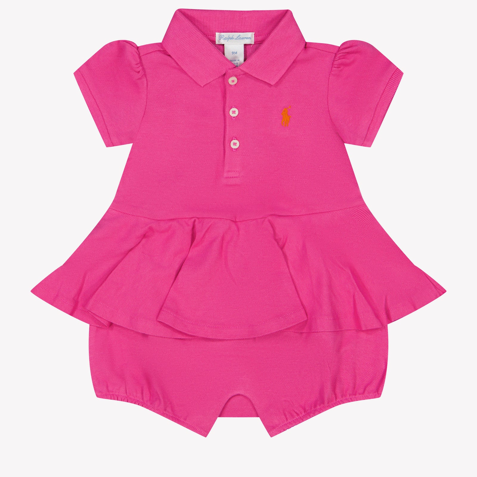 Ralph Lauren Baby girls boxing suit in Fuchsia