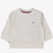 Tommy Hilfiger Baby Unisex Sweater Beyaz