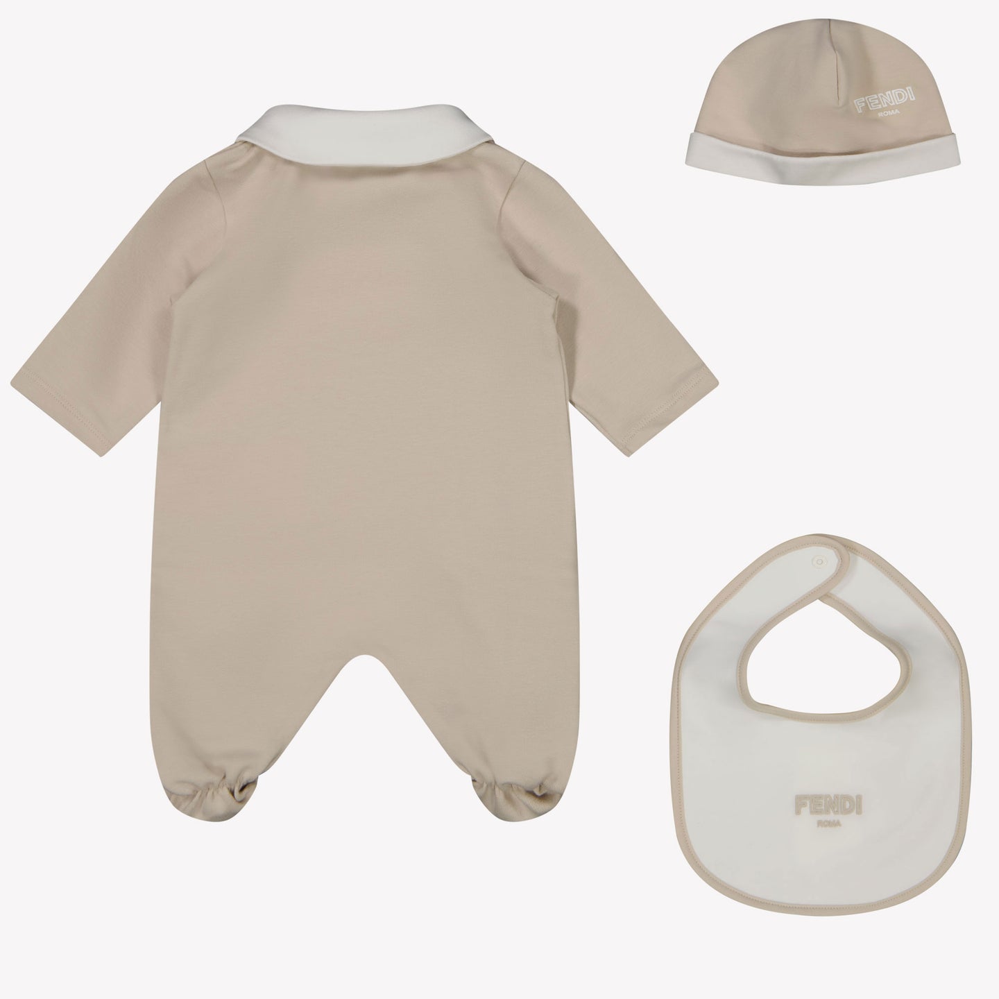 Fendi Baby unisex box suit Beige