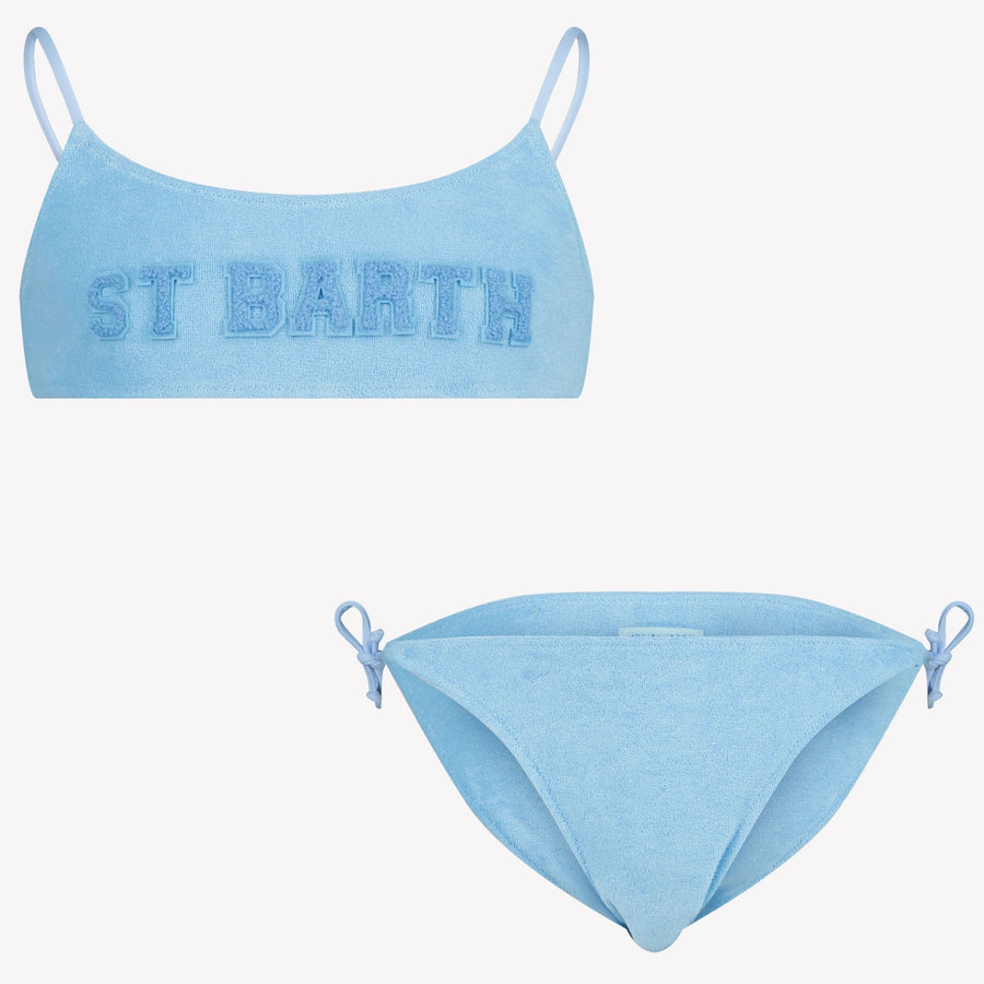 MC2 Saint Barth Kinder Meisjes Zwemkleding Licht Blauw