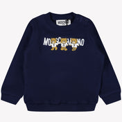 Moschino Baby unisex sweater Navy