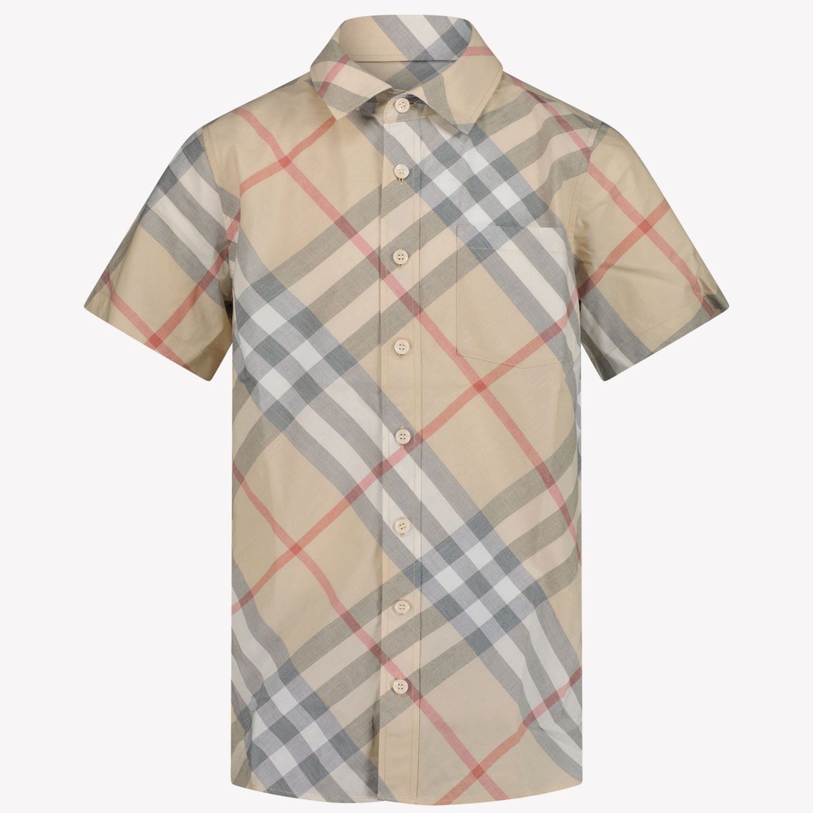 Burberry Owen Kids Boys Blouse in Beige