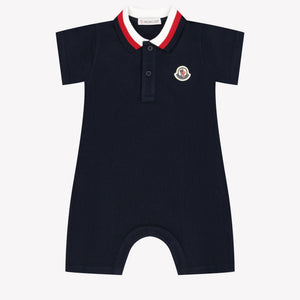 Moncler Baby Boys Playsuit  Navy