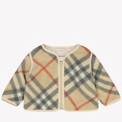 Burberry Bobby Baby Unisex Cardigan in Beige