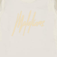 Malelions Baby Unisex Romper Offwhite