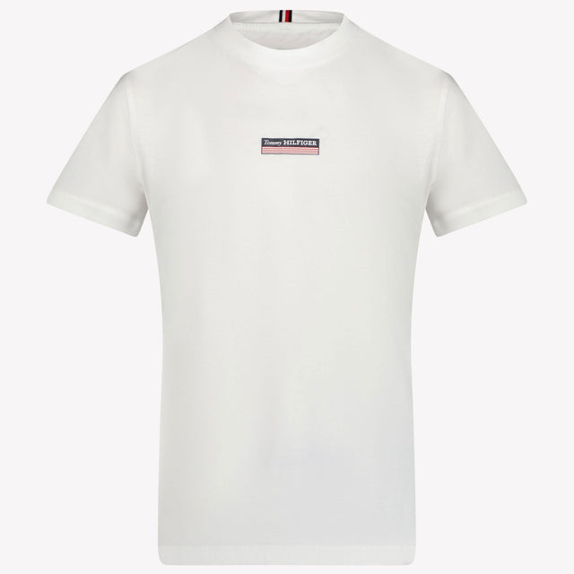 Tommy Hilfiger Kinder Jongens T-Shirt Wit