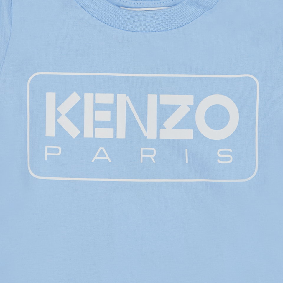 Kenzo kids Baby Jongens T-Shirt Licht Blauw