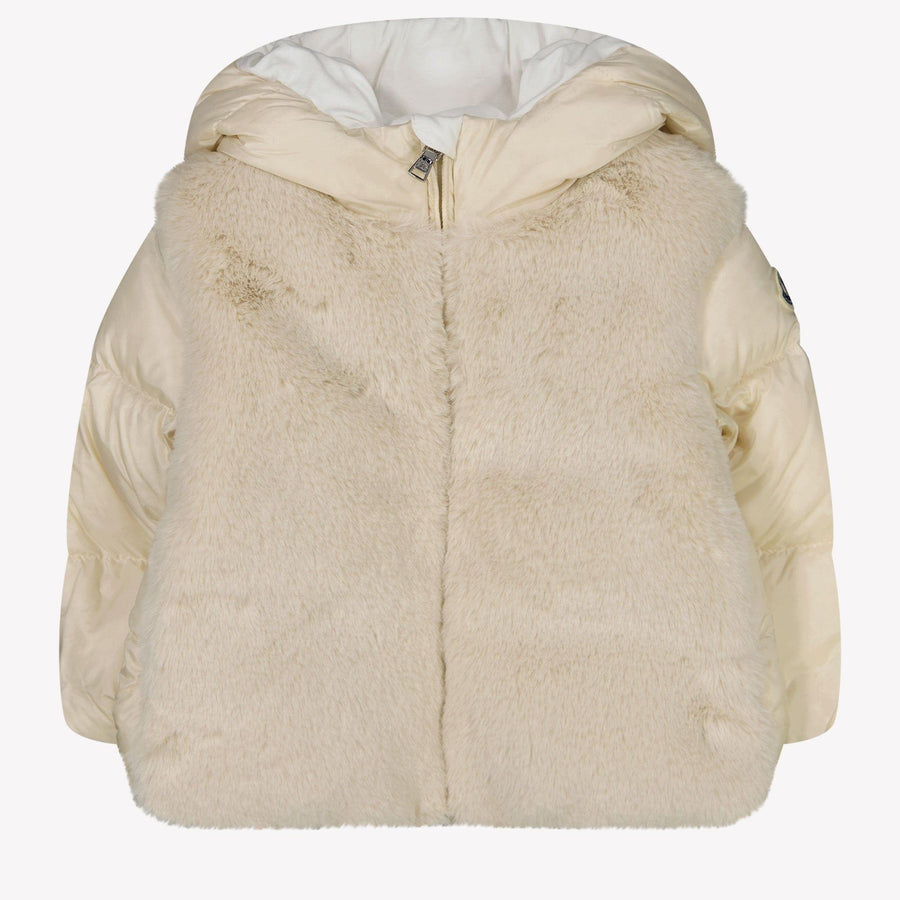 Moncler Natas Baby Girls Winter Jacket Beige