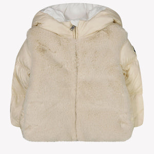 Moncler Natas Baby Meisjes Jas Beige 3/6