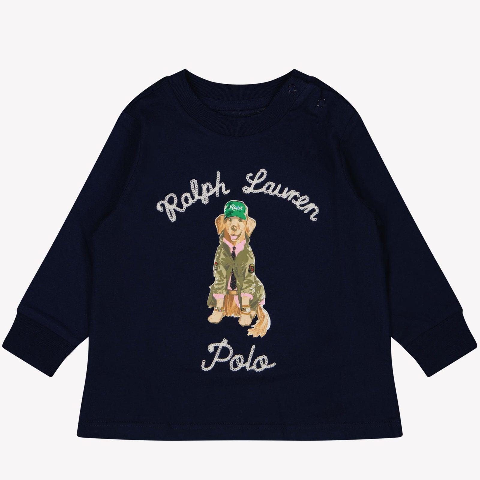 Ralph Lauren Baby Jongens T-shirt Navy 3 mnd