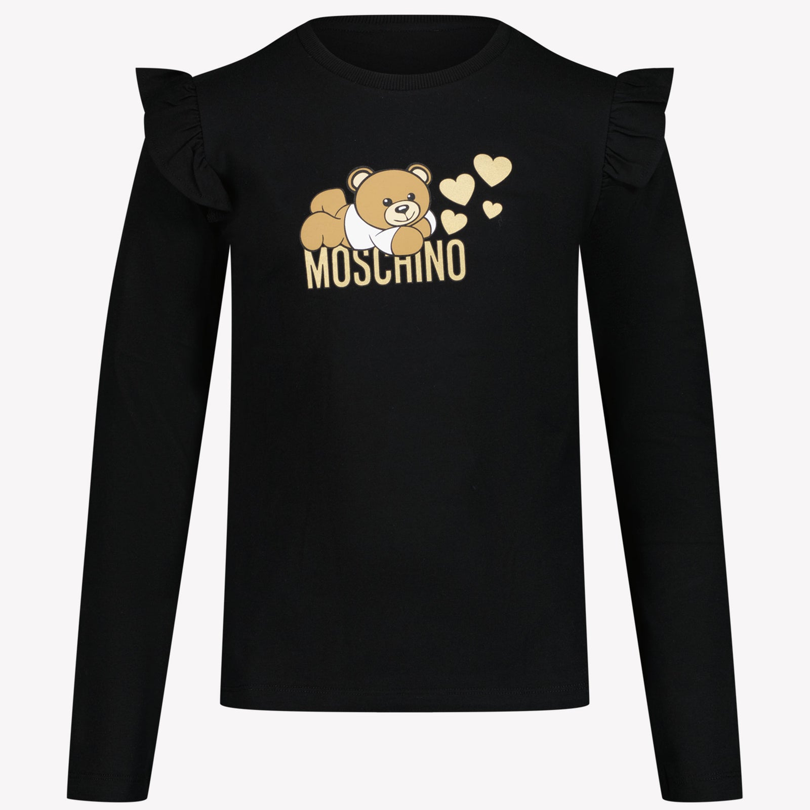 Moschino Girls T-shirt Black