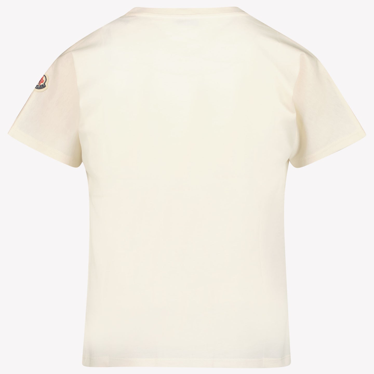 Moncler Kinder Meisjes T-Shirt In Off White