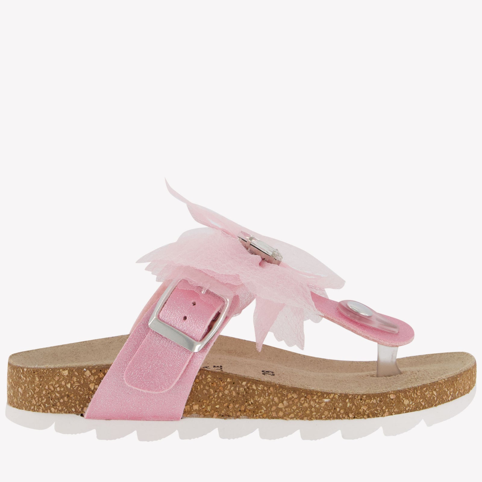 MonnaLisa Girls Flipflops In Light Pink