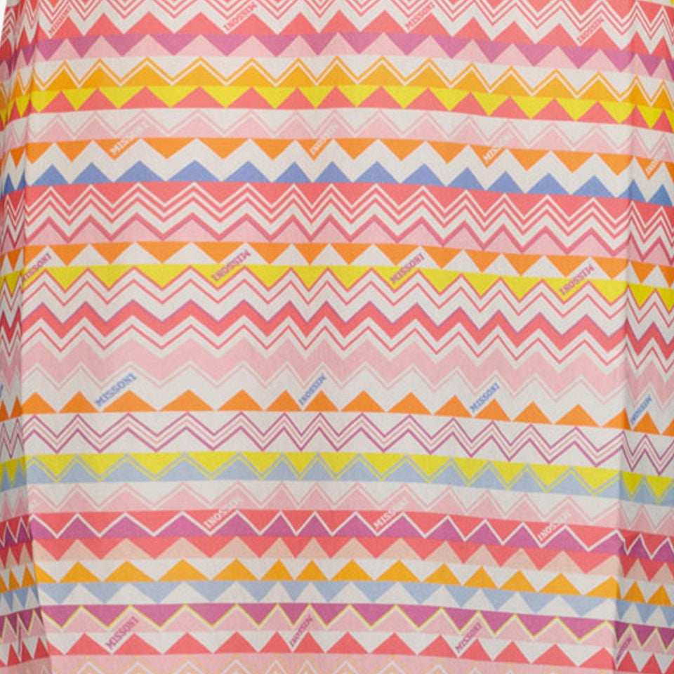 Missoni Kinder Meisjes Jurk In Fuchsia