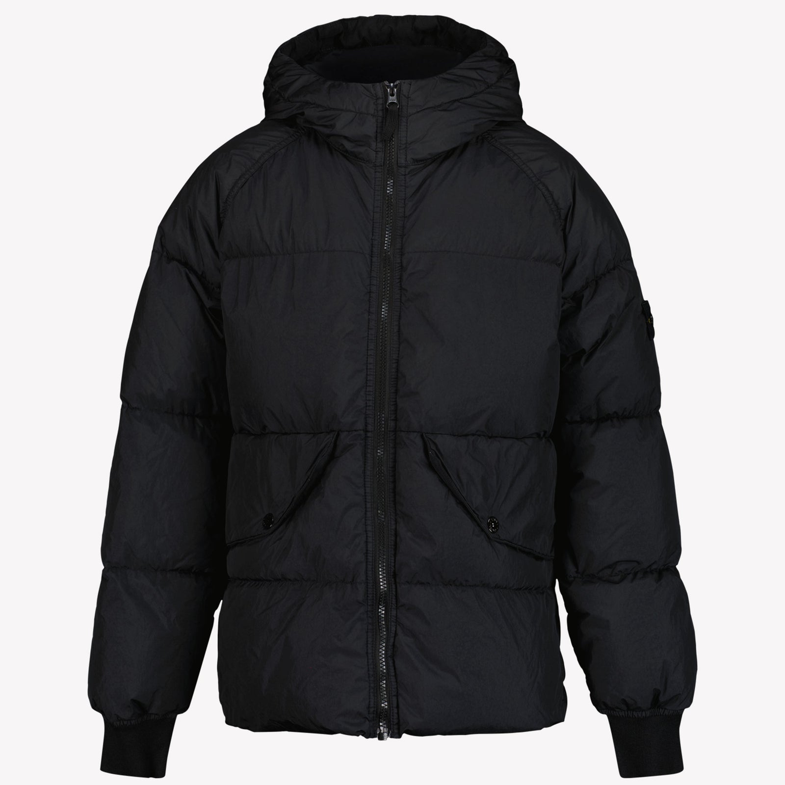 Stone Island Boys Winter Coat Black