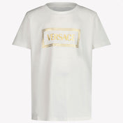 Versace Kinder Unisex T-Shirt In Wit