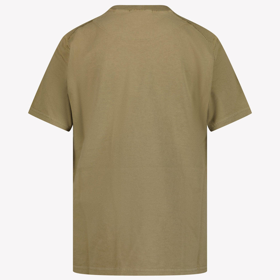 Stone Island Kids Boys in T-Shirt Beige