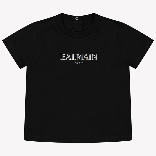 Balmain Baby Boys T-shirt Black