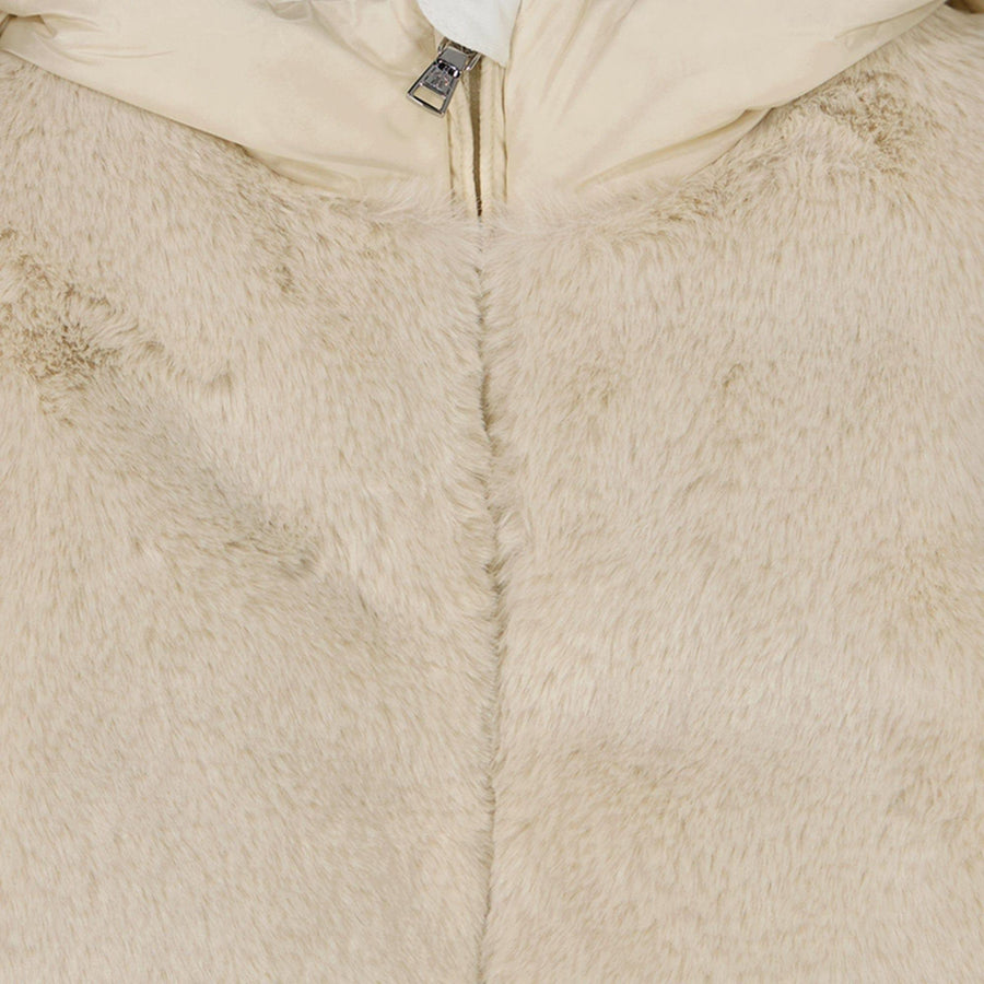 Moncler Natas Baby Meisjes Jas Beige