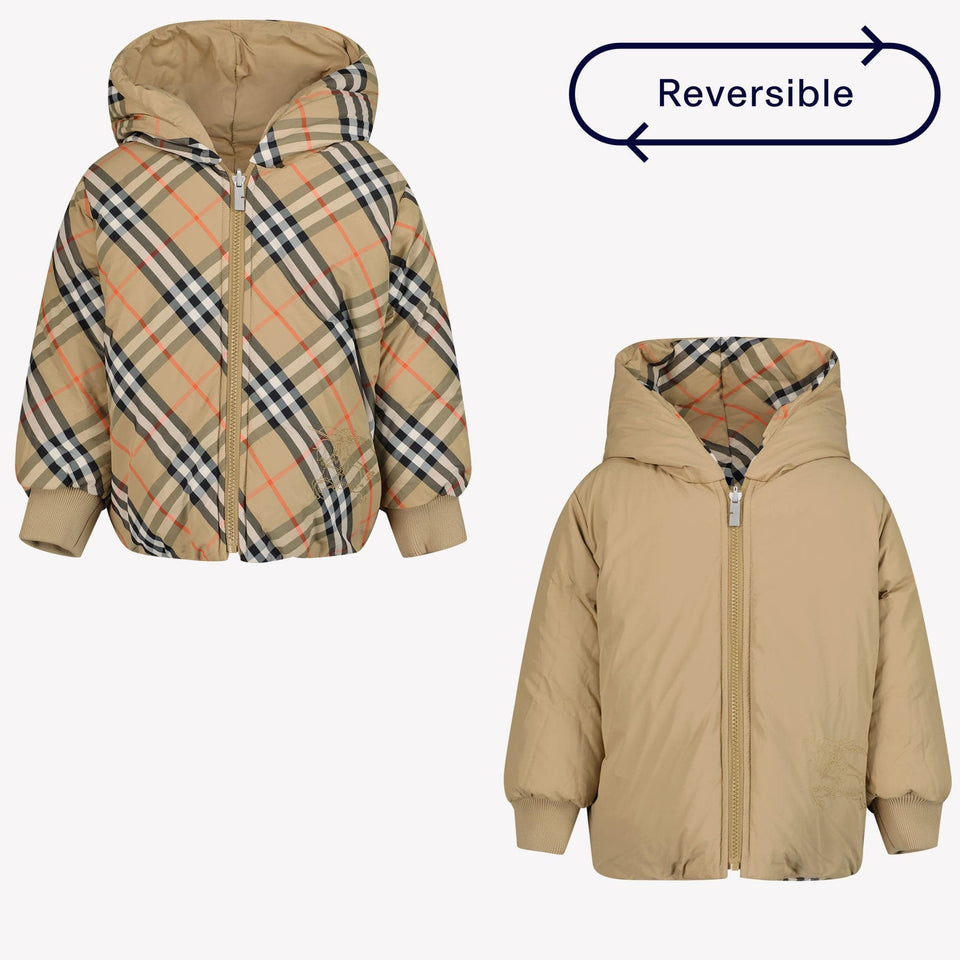 Burberry Unisex Winterjassen Beige 3Y