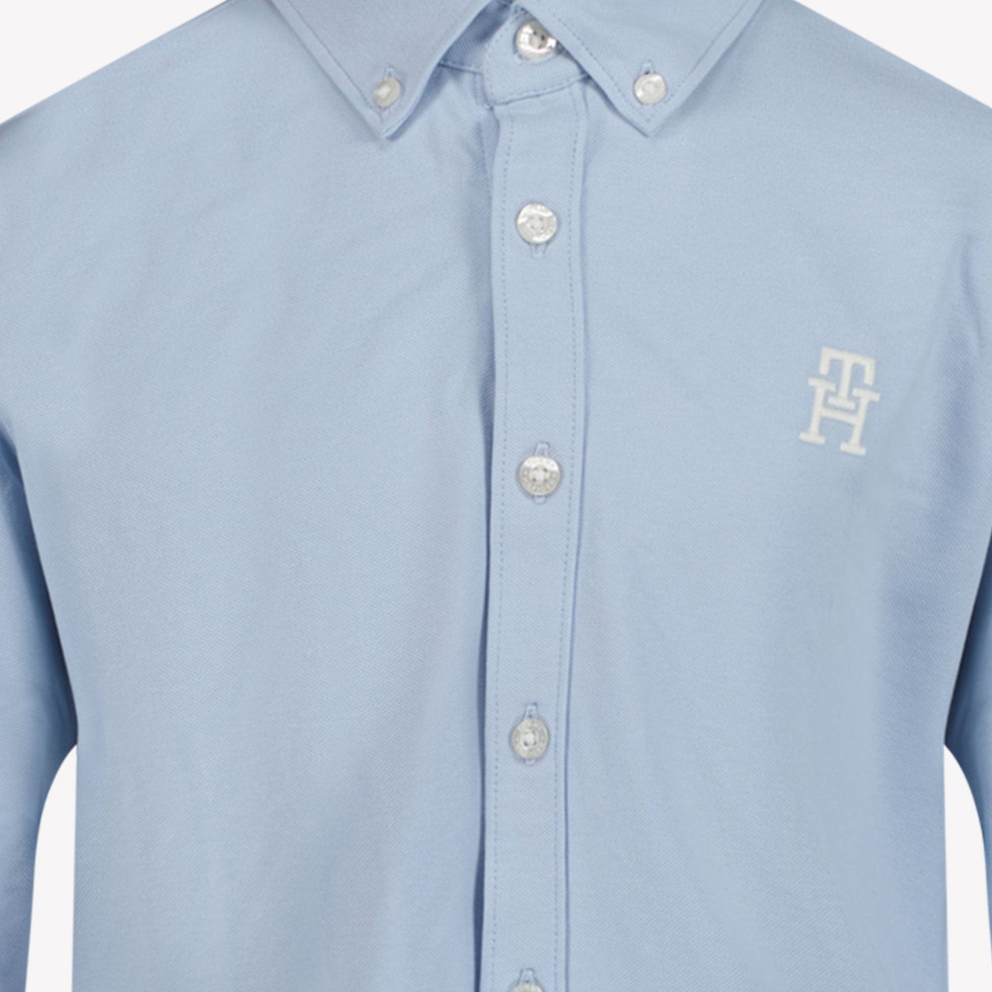 Tommy Hilfiger Kinder Jongens Blouse Licht Blauw 4Y