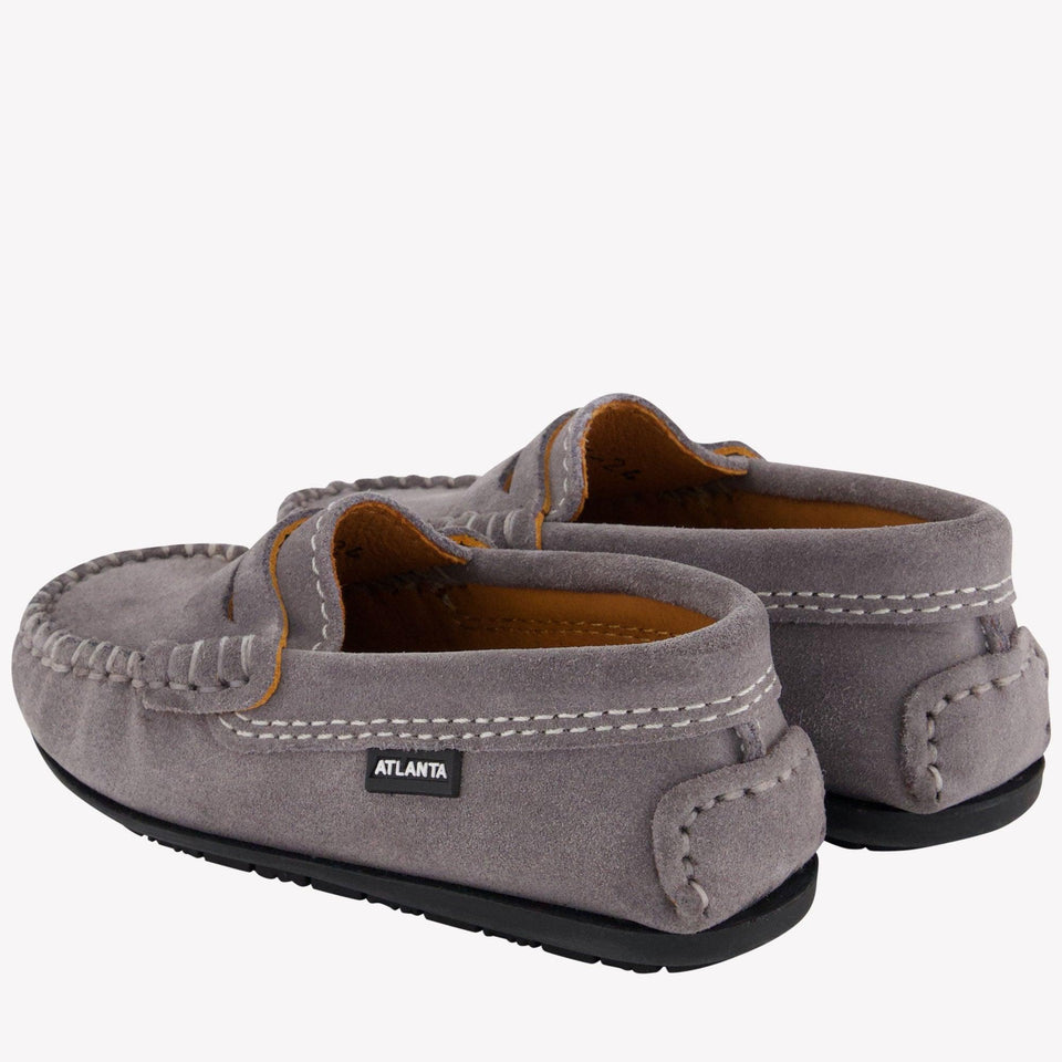 Atlanta Moccasin Unisex Shoes In Gray