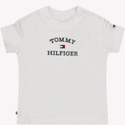 Tommy Hilfiger Bebek Erkekler T-Shirt Beyaz