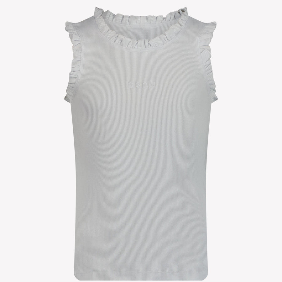 MSGM Kinder T-Shirt Wit