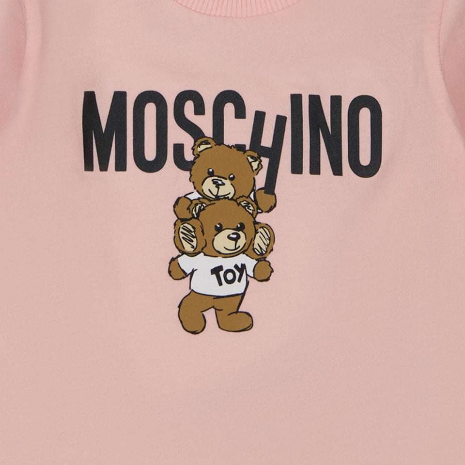 Moschino Baby Unisex T-shirt Licht Roze