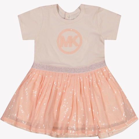 Michael Kors Baby Girls Dress Light Pink