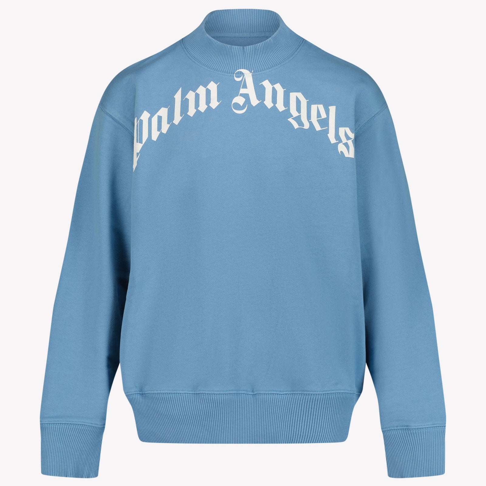 Palm Angels Kids Boys Sweater in Blue