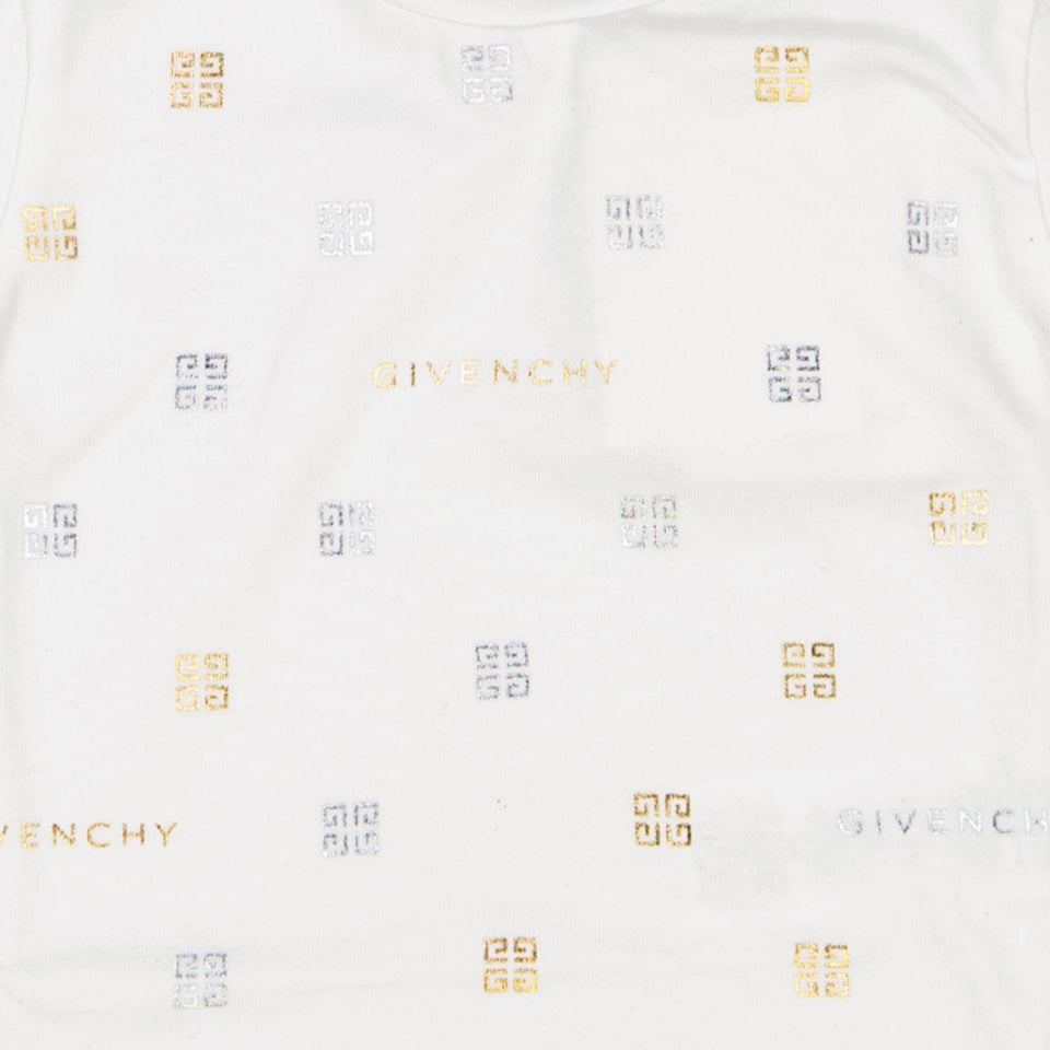 Givenchy Baby Meisjes T-Shirt Wit