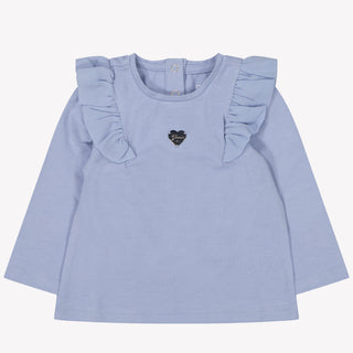 Guess Baby Meisjes T-Shirt Licht Blauw