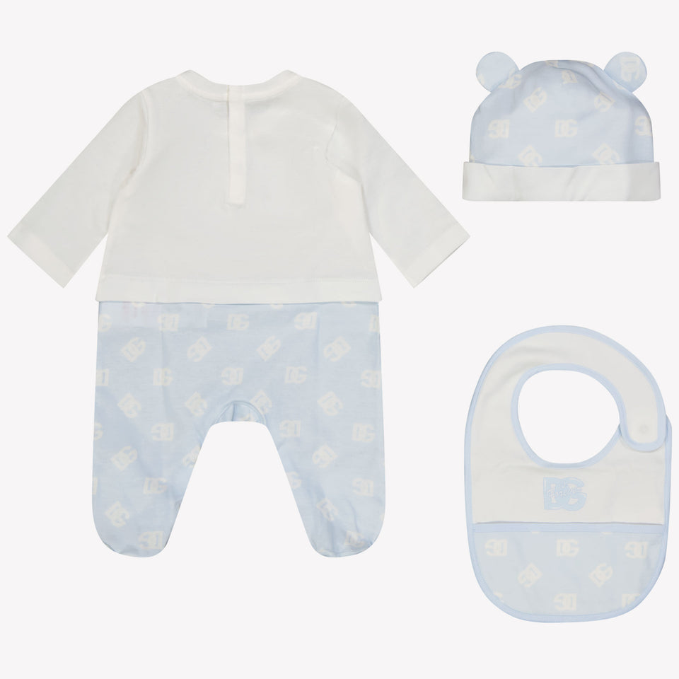 Dolce & Gabbana Baby Boys Playsuit Light Blue