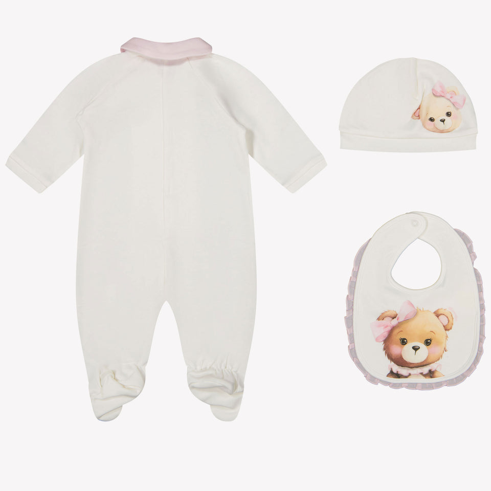 MonnaLisa Baby girls box suit OffWhite