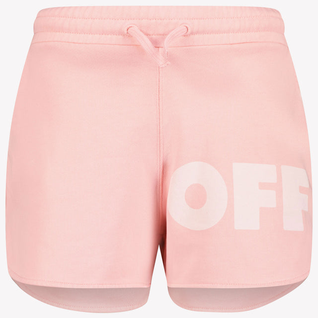 Off-White Kids Girls Shorts In Light Pink