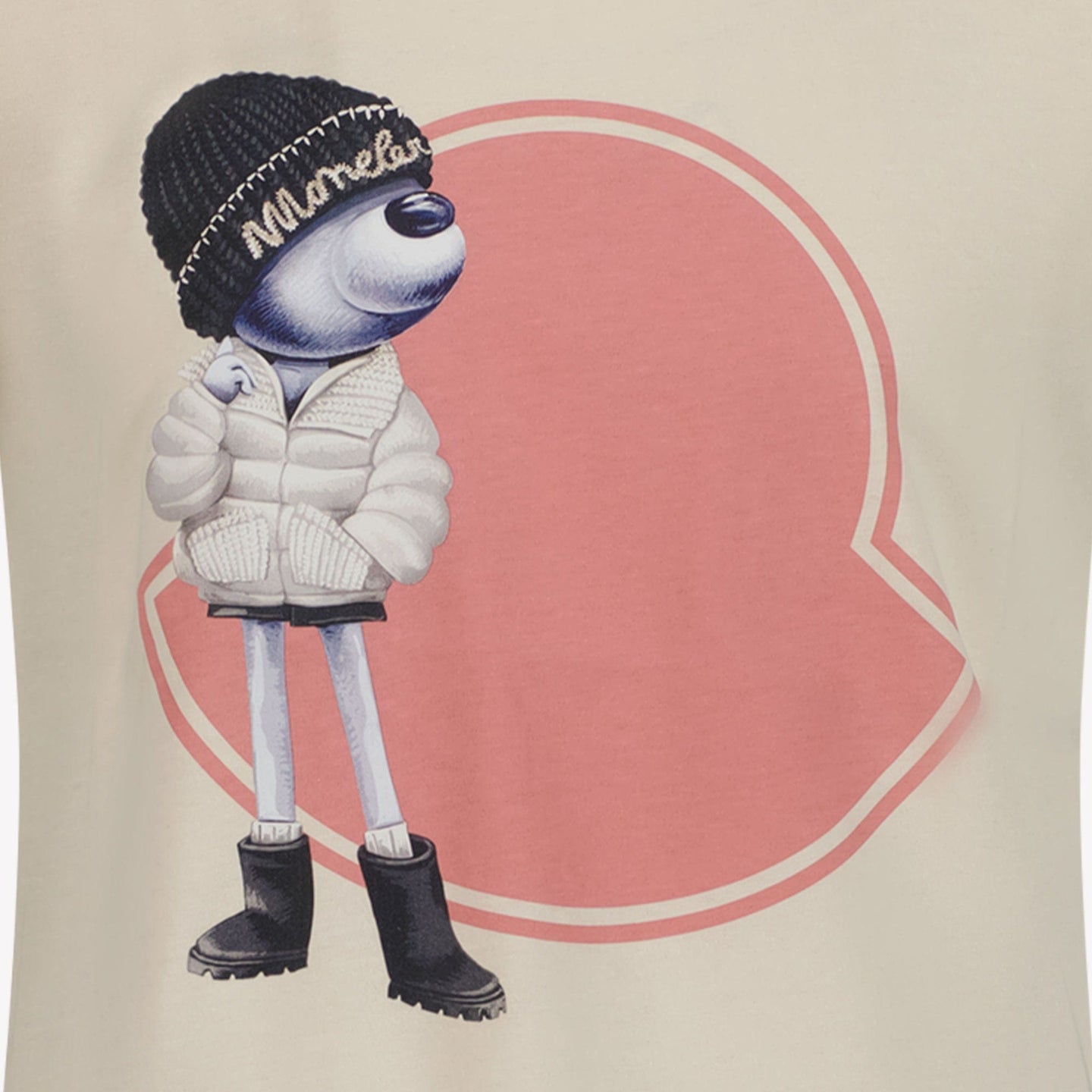 Moncler Meisjes T-shirt Off White 4Y