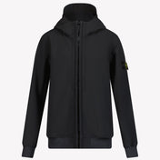 Stone Island Boys softshell jacket Black